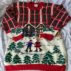 Vintage PBJ Christmas sweater sz M